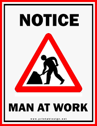 man at work