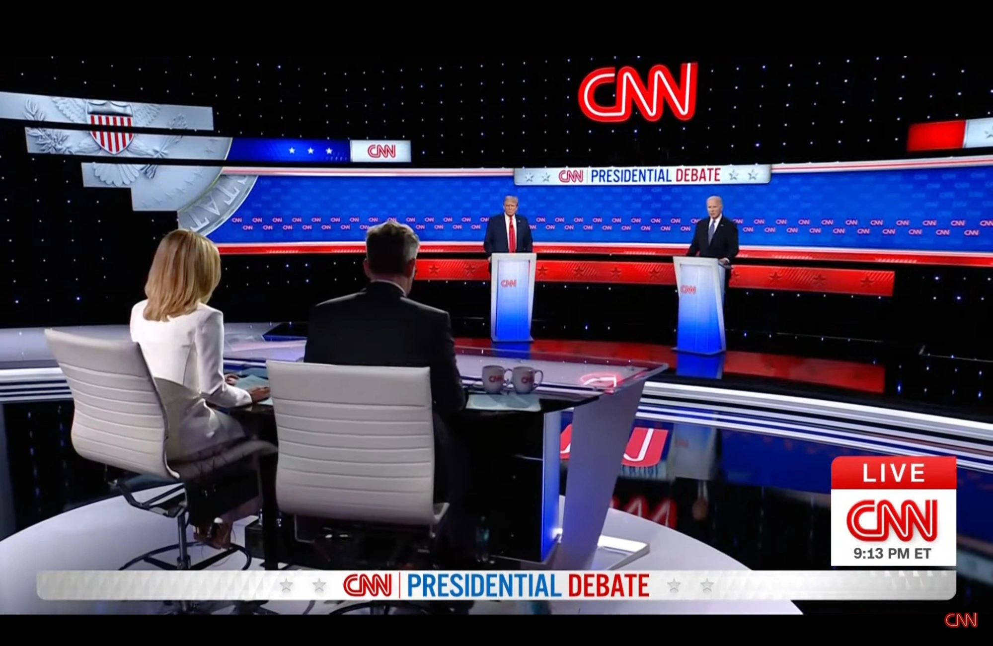总统辩论现场